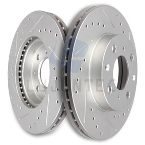 Front Brake Discs Rotors For 1990-2000 Honda Civic 1993-1997 Honda Civic del Sol - Picture 1 of 8