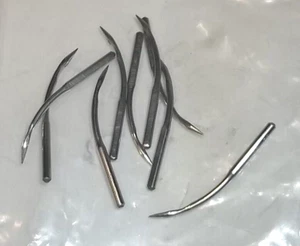 GROZ-BECKERT 150 Curved Overlock Chromium Sewing Needle 151X7 151X5 TLX1 TLX5 - Picture 1 of 2