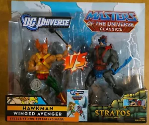 Figura DCUC vs MOTUC Hawkman vs Stratos da 6" confezione da 2 - Foto 1 di 6