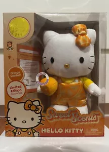 SANRIO HELLO KITTY SWEET SCENTS ORANGE SCENTED PLUSH 4002 LIMITED EDITION RARE - Picture 1 of 6