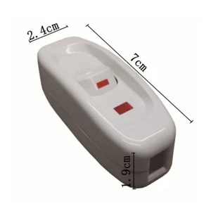 3pcs 250V 10A Inline switch Table Lamp Desk Light Cord Cable Switch with LED - Picture 1 of 6