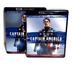 Captain America First Avenger /Ultra HD/OOP Slip Cover,Digital&Bluray/ No 4K - Picture 1 of 1