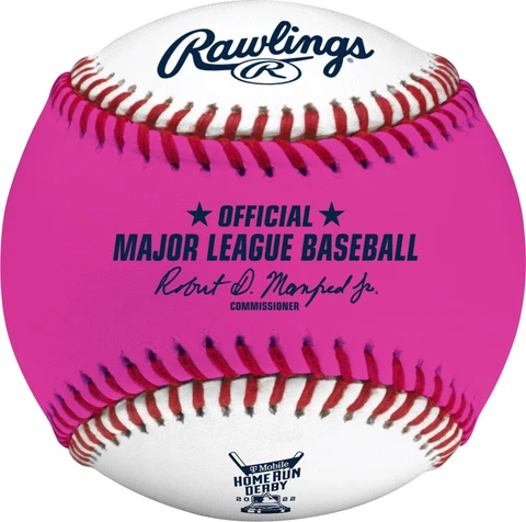2022 All-Star Game Money Ball Pink Home Run Derby Moneyball Baseball Los Angeles Cover