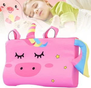 Toddler Pillow Breathable Cartoon Kids Pillow Travel Pillow Calmly Ergonomic - Picture 1 of 14