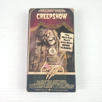 Creepshow Stephen King VHS Movie Tape Horror Scary Stories Foto 1 de 3