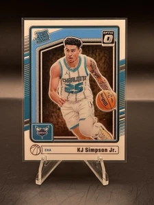 2024-25 Donruss Optic Basketball Rated Rookie KJ Simpson Jr - Picture 1 of 2