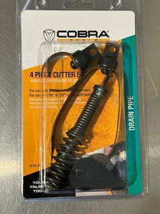 Juego de 4 cortadores COBRA TOOLS BC96299C para máquina de limpieza de tuberías de drenaje BC260 - Imagen 1 de 1