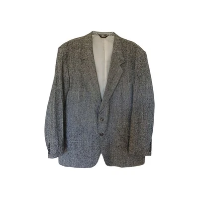 Blazer negro Farah Western Wear 44R 100 % seda 2 botones totalmente forrado  Foto 1 de 4