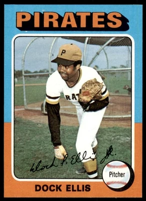 1975 Topps Set Break Dock Ellis #385 NM-MT or BETTER - Image 1 of 2