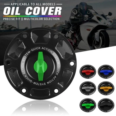 CNC Keyless Gas Fuel Tank Cap Cover For Speed Triple 955i Speed Four 2002-2006 - Image 1 of 4