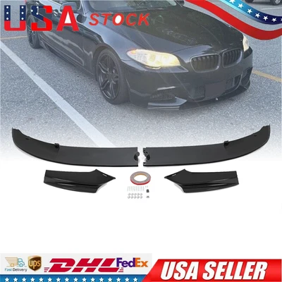 For BMW F10 520i 528i 550i 2011-2016 M Sport Front Bumper Spoiler Lip Splitter - Изображение 1 из 4