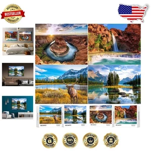 4 atemberaubende Nationalpark-Puzzle für Erwachsene - je 1000 Teile - Bild 1 von 9