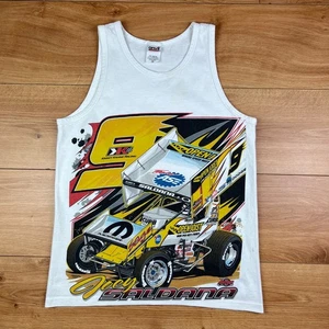 Herren Vintage Kasey Kahne Racing weiß Weste Nascar Motorsport Top Größe Small - Bild 1 von 8