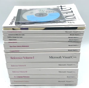 Microsoft Visual C++ BRANDNEUE Handbücher + Visual C++ CD (gebrauchte CD) - Bild 1 von 4