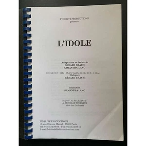 L’IDOLE Movie Script 94p - 9x12 pulgadas - 2002 - Samantha Lang, Leelee Sobieski - Imagen 1 de 1