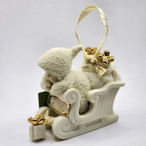 Dept. 56 2006 Limited Edition Yearly Gift Exchange Snowbabies sleigh ornament - Picture 1 of 13