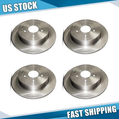 For 2014 2015 2016 2017 - 2019 Chevrolet Corvette 4pcs Front & Rear Brake Rotors - Image 1 of 4