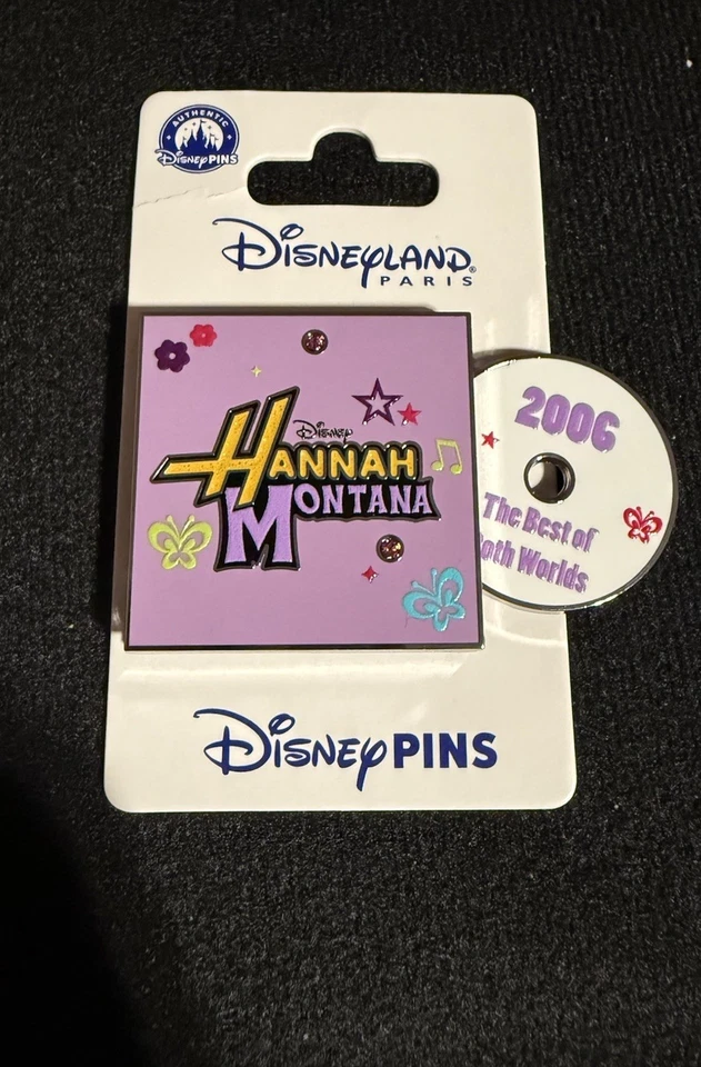 Prendedor DLP Disneyland París Hannah Montana CD Deslizante Lo Mejor de Ambos Mundos 2025 Foto 1 de 3