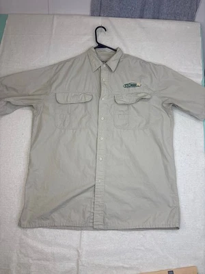 Camisa informal con botones para hombre St. Croix caqui talla 2XL algodón Foto 1 de 4