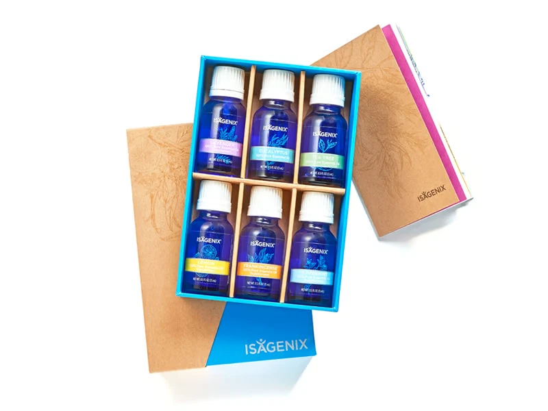 ISAGENIX Essence Singles Collection ESSENTIAL OIL 6 Bottles x 0.5 FL Oz 9 (15 mL - Image 1 of 1