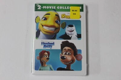 SHARK TALE/FLUSHED AWAY 2-MOVIE COLLECTION (DVD) NEW - Image 1 of 2