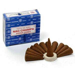 12 conos de aro de incienso Satya Nag Champa Joss - ¡Descuento de compra múltiple! Wicca pagana - Imagen 1 de 3