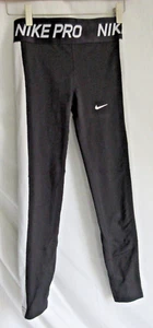 Nike Girls Youth Pro Dri-fit Training Tights Black DJ5905-010 Sz M NWT - Picture 1 of 12