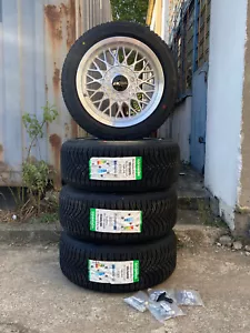 neu RETRO Ganzjahresreifen Kompletträder Ronal LS 15 4x100 für VW Golf 1 2 Jetta - Bild 1 von 11