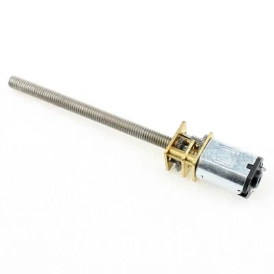 3V 6V 12V DC 15-4000U/min N20 Mini Getriebemotor mit 55mm M4 Gewinde-Spindel Neu - Bild 1 von 4