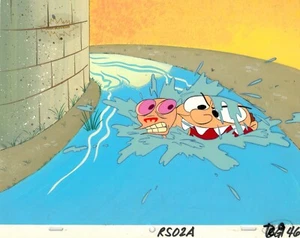 Ren & Stimpy Original 90s Animation Art Production Cel Robin Hoek - Bild 1 von 2