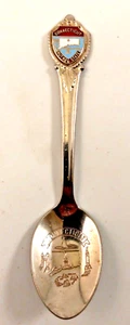 Vintage Silver Tone CONNECTICUT Nutmeg State Souvenir Spoon - Picture 1 of 3