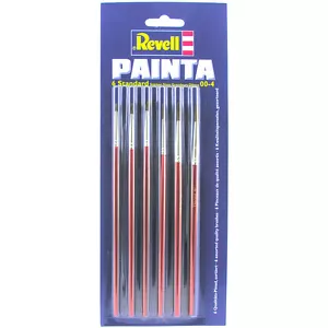 Revell Paintbrushes Painta for Model Kits 6 Brush Pack 29621 Sizes 00,0,1,2,3, 4 - Picture 1 of 2