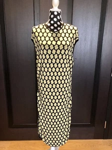 Alexander McQueen Women's Yellow 3D Honeycomb Mesh Jacquard Dress Size L - Picture 1 of 11