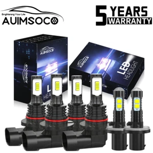 For Chevrolet Suburban 1500 2500 2000-2006 LED Headlight Hi/Lo Fog Light Bulbs - Picture 1 of 12