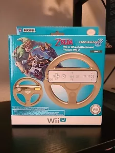 Hori Legend Of Zelda Gold Nintendo Wii U Mario Kart 8 Steering Wheel SEALED 2015 - Picture 1 of 5