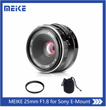 meike 25mm F1.8 Manual Focus Prime Fixed Lens for Sony E mount a6300 A7III NEX 6