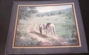 Home Interior Cowboy And Horse Pictures Signed By Scroggins 15 - Picture 1 of 4