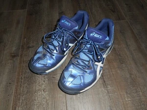 ASICS Women's Blue Volleyball Athletic Shoes B554N Size 7 1/2 - Picture 1 of 5