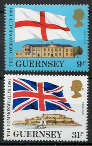 Guernsey 1984 Links with the Commonwealth set SG 294-295 MNH mint *COMBINED POST - Picture 1 of 1