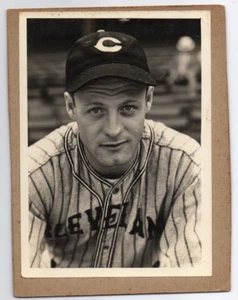 Foto tipo 1 1938-40, 5x7, John Humphries, Cleveland Indians, Norman Paulson - Imagen 1 de 2