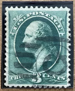 1879 US Amer. Bank Note Co. 3c | Sc #184 YT #52A Un #68 | Used Soft Paper VF-XF - Picture 1 of 8