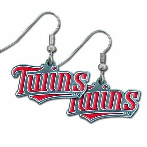 Minnesota Twins MLB LICENSED Dangle Earrings - Baseball Jewelry NEW Cover