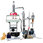 1000ml New Lab Essential Oil Distillation Apparatus Glassware Kits w/Heater Lift