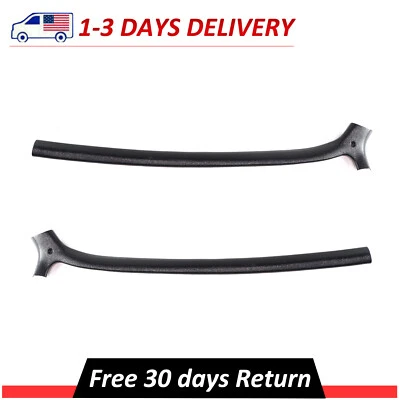 Par (2) Juego de molduras de techo lateral de plástico para Camaro Firebird 1974-1981 Foto 1 de 4