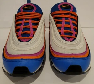 Nike Air Max 97 Multicolor White Black Active Fuchsia CW6992-100 Size 10.5 - Picture 1 of 6