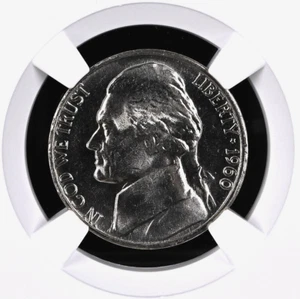 1960-D Jefferson Nickel NGC MS66 - Picture 1 of 4