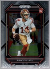BROCK PURDY $300++ MINT 49ERS QB #14 ROOKIE CARD 353 1ST RC SP 2022 PANINI PRIZM