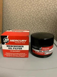 OEM MerCruiser Mercury OIL FILTER V8 35-866340Q02 35-866340Q03 35-866340K01 - Picture 1 of 4