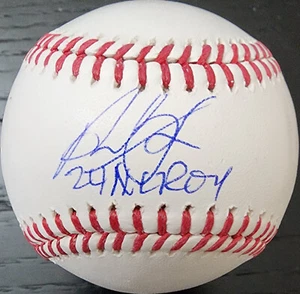 Paul Skenes Autographed OMLB Baseball Inscribed 24 NL ROY MLB COA IMMEDIATE SHIP - Picture 1 of 2