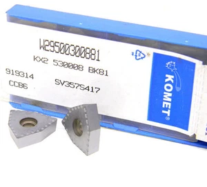 10 NUOVI INSERTI IN CARBURO SURPLUS KOMET W29 50030.0881 KX2 530008 BK81 - Foto 1 di 2